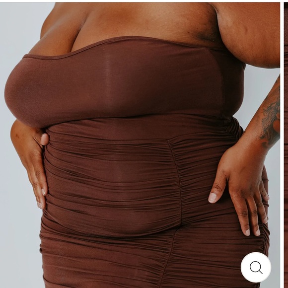 💥LAST ONE💥NWT Klassy network tube top brami dress size Medium - Picture 4 of 6